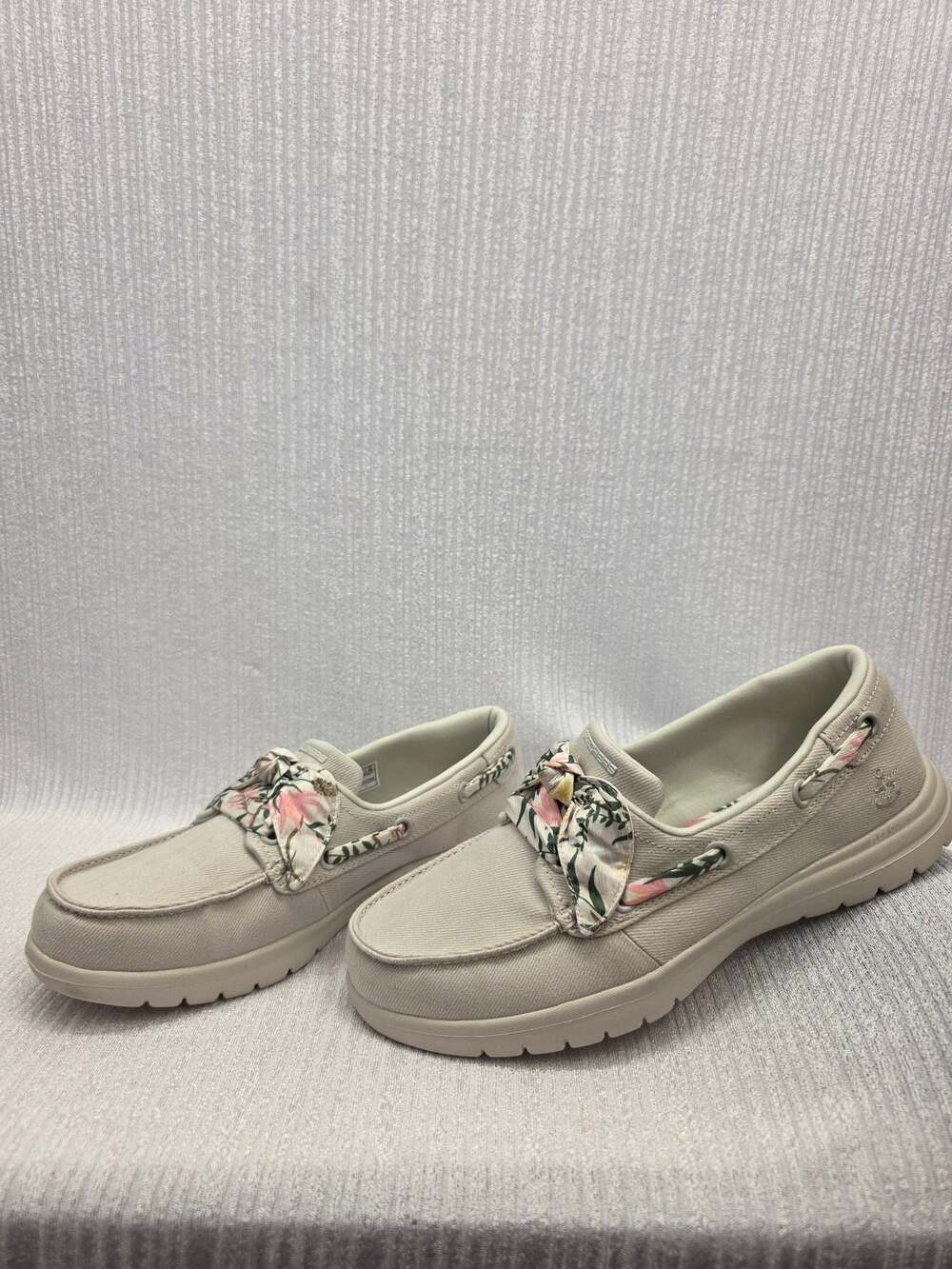 New Skechers Women's On-The-Go Flex Radiant Bouquet Floral Boat Shoe